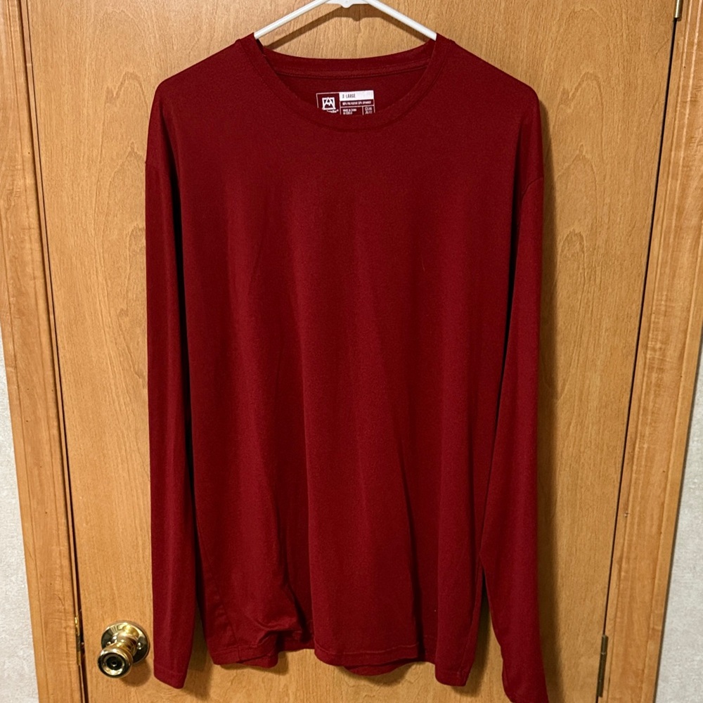 Men’s Avalanche Bold Red Long-Sleeved Tee X-Large